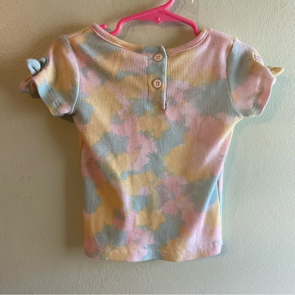 Little Lass Unicorn Skirt Overall With Pockets And Matching Shirt Size 3T - Picture 7 of 9